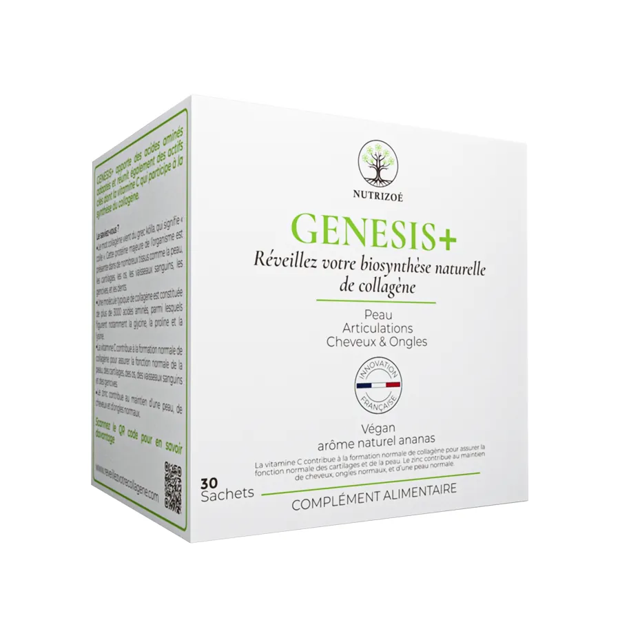 Boîte GENESIS+ — Réveillez votre biosynthèse naturelle de collagène
